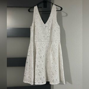White lace style Crystal Doll dress. Excellent condition. Size 15